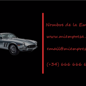 Tarjeta Visita VTC 55x85 Brillo (Pack de 100 tarjetas)